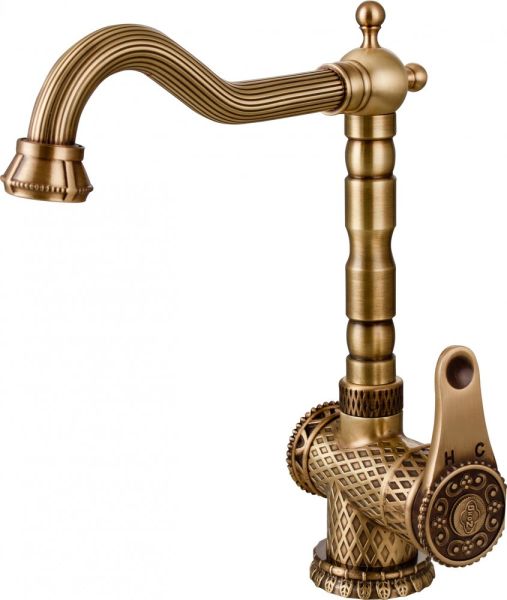 Смеситель для кухни ZORG Antic A 408K-BR